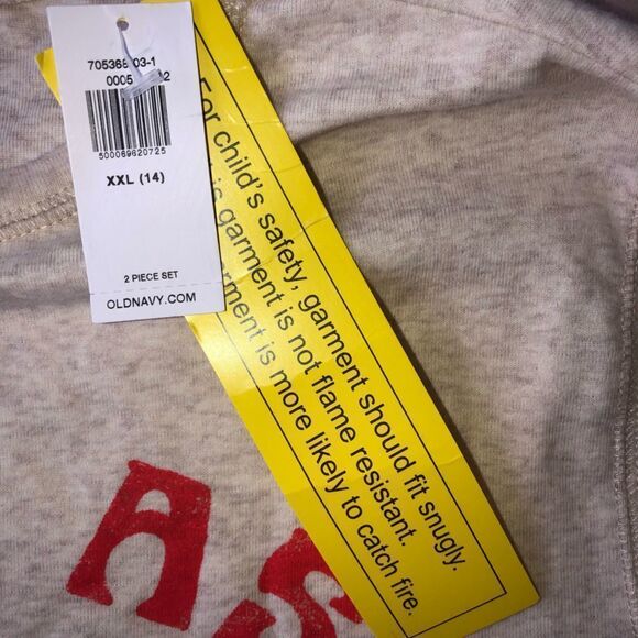NWT Unisex XXL (14) Old Navy LS Pajama Top - Picture 6 of 6
